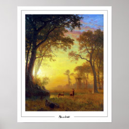 Albert Bierstadt Zedign Art Poster nr 48