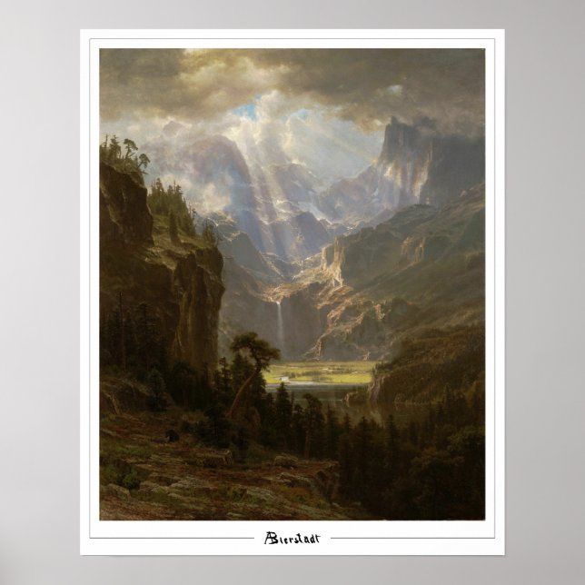 Albert Bierstadt Zedign Art Poster nr 52 (Framsidan)