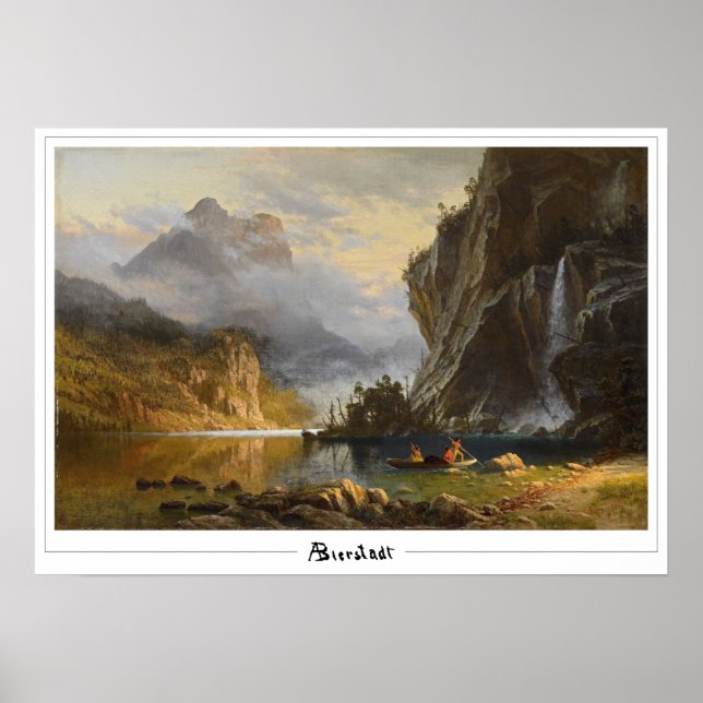 Albert Bierstadt Zedign konstaffisch #108 Poster (Framsidan)