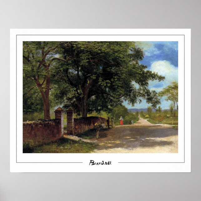 Albert Bierstadt Zedign konstaffisch #16 Poster (Framsidan)