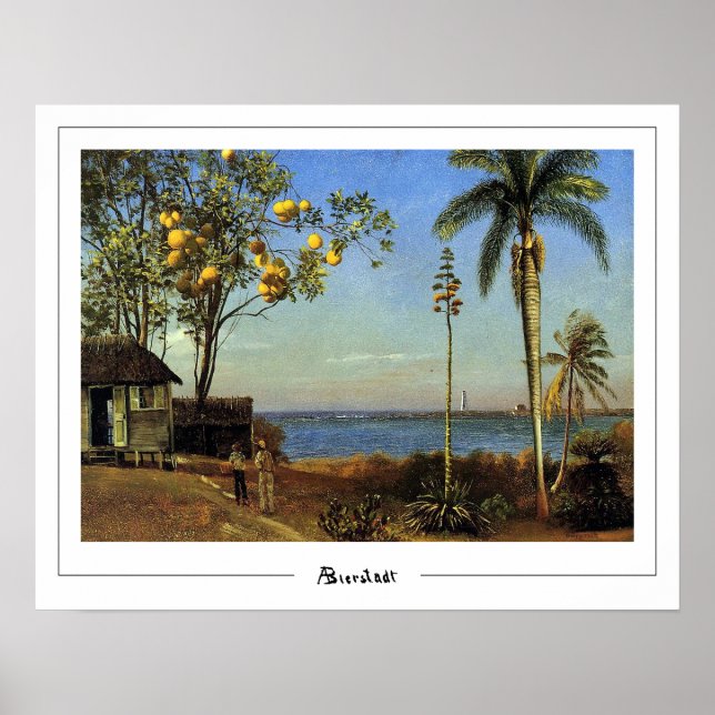 Albert Bierstadt Zedign konstaffisch #196 Poster (Framsidan)