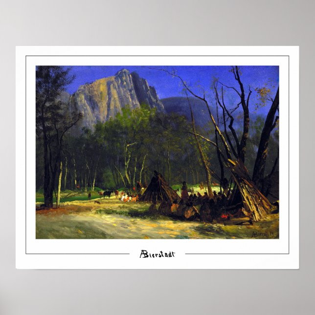 Albert Bierstadt Zedign konstaffisch #206 Poster (Framsidan)