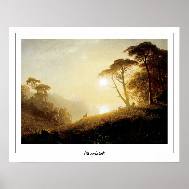 Albert Bierstadt Zedign konstaffisch #224 Poster (Framsidan)