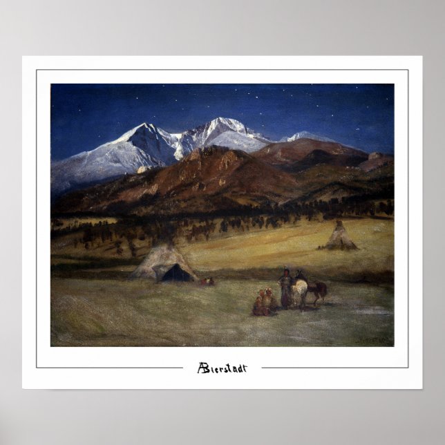Albert Bierstadt Zedign konstaffisch #287 Poster (Framsidan)