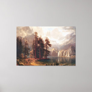 Albert Bierstadt's Sierra Nevada, 1871 Canvastryck