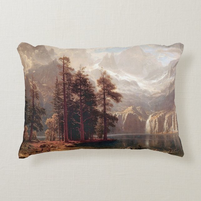 Albert Bierstadt's Sierra Nevada, 1871 Prydnadskudde (Framsidan)
