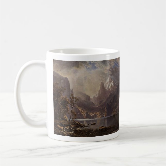 Albert Bierstadt's Sjö Tahoe, 1868 Kaffemugg (Vänster)