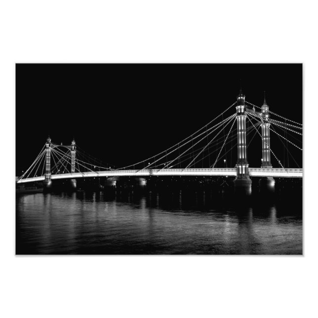 Albert Bridge London Fototryck (Framsidan)