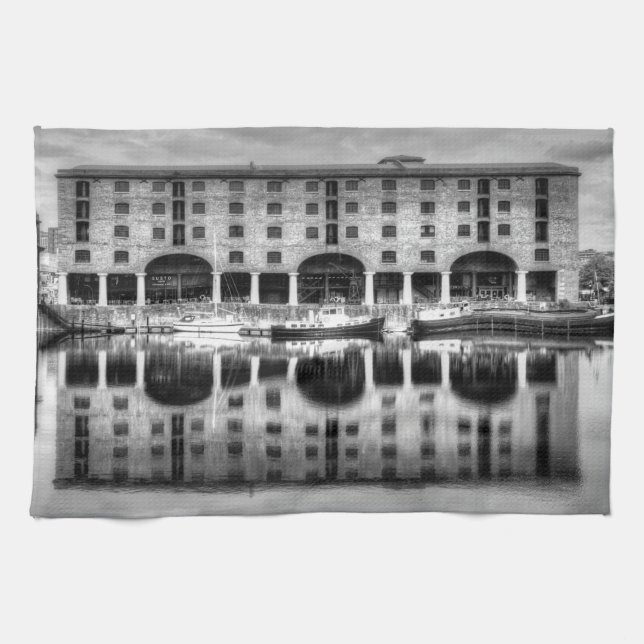 Albert Dock Liverpool Kökshandduk (Horisontell)
