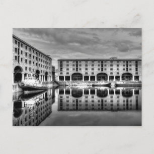 Albert Dock Liverpool Refltions Helg Vykort