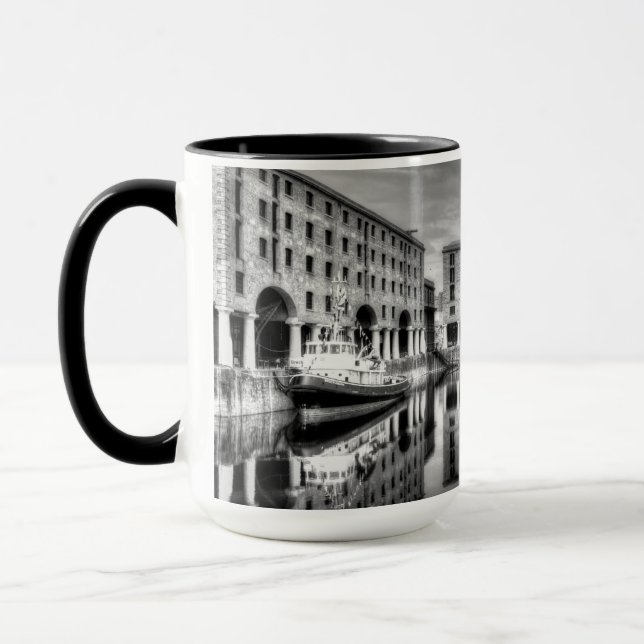 Albert Dock Liverpool Refltions Mugg (Vänster)