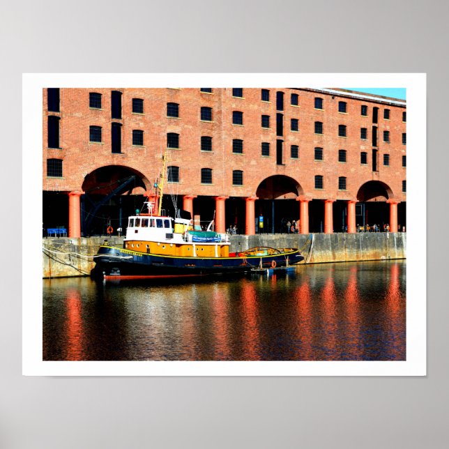 Albert Dock Poster (Framsidan)