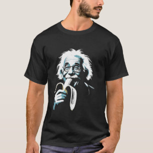 Albert Eating Banana - Funny Graphic Classic Art T Shirt