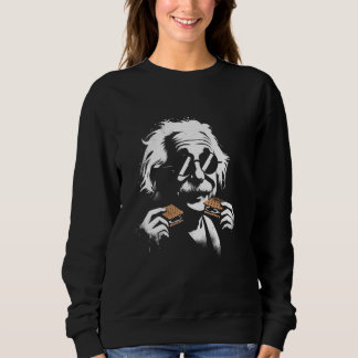 Albert Eating S'Mores - Funny Graphic Classic Art T Shirt