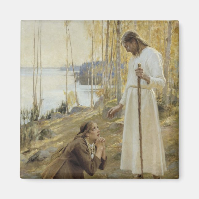Albert Edelfe - Jesus och Mary Magdalene Magnet (Framsidan)