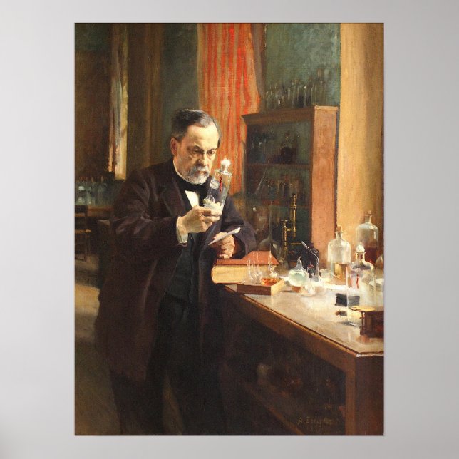 Albert Edelfeldt — Louis Pasteur (1885) Poster (Framsidan)
