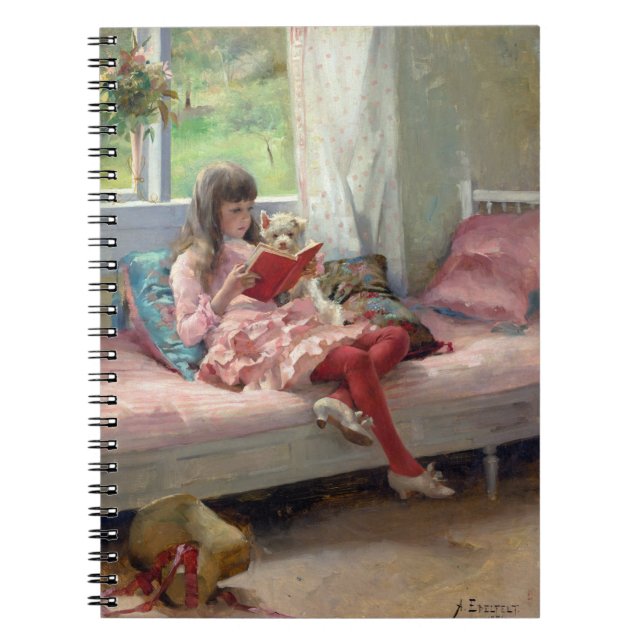 Albert Edelfelt - Goda vänner Anteckningsbok (Framsidan)
