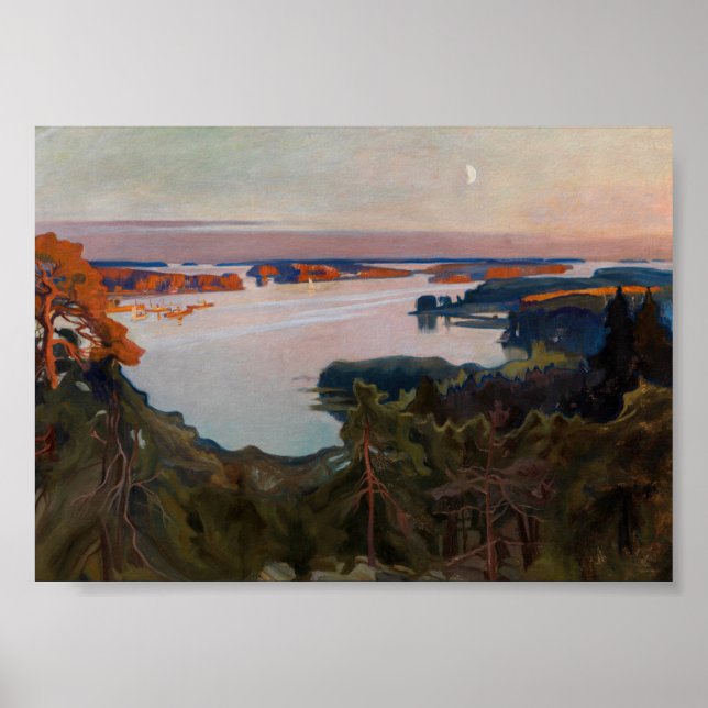 Albert Edelfelt - Utsikt över Haikko Poster (Framsidan)