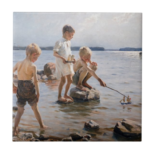 Albert Edelfilt - Boys spelar på Shore Kakelplatta (Framsidan)