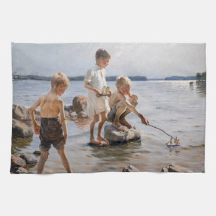 Albert Edelfilt - Boys spelar på Shore Kökshandduk