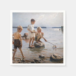 Albert Edelfilt - Boys spelar på Shore Pappersservett