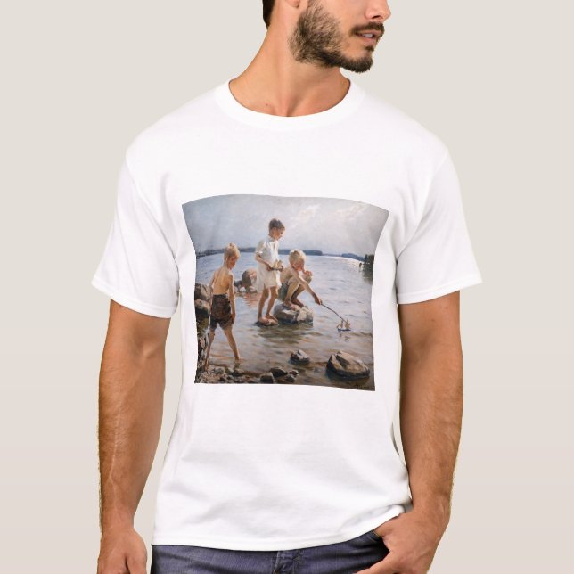 Albert Edelfilt - Boys spelar på Shore T Shirt (Framsida)