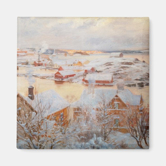 Albert Edelfilt - decemberdagen Magnet (Framsidan)