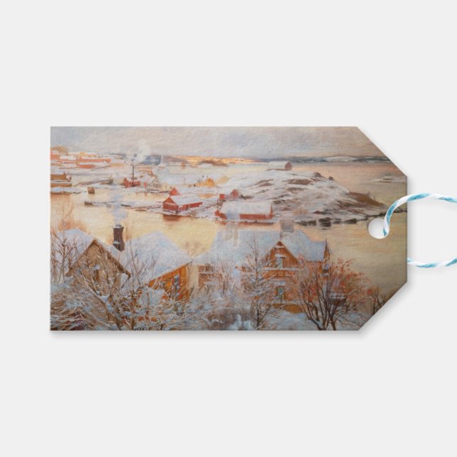 Albert Edelfilt - decemberdagen Presentetikett (Framsidan (Horisontell))