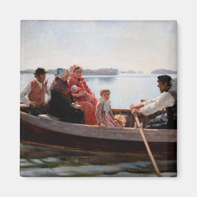 Albert Edelfilt - Gå till Christening Magnet (Framsidan)