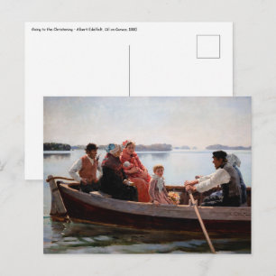 Albert Edelfilt - Gå till Christening Vykort