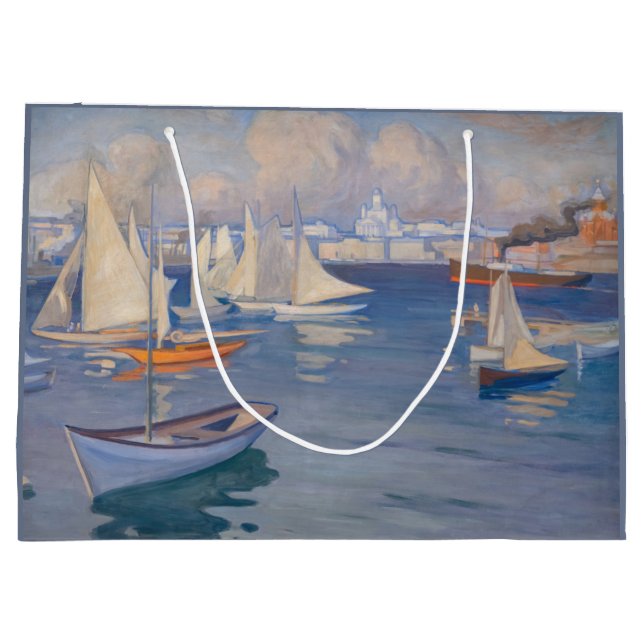 Albert Edelfilt - Harbor i Helsingfors (Baksidan)