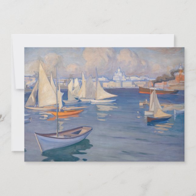 Albert Edelfilt - Harbor i Helsingfors Inbjudningar (Framsida)