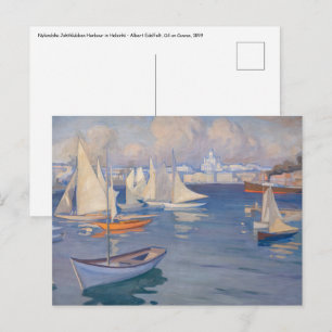 Albert Edelfilt - Harbor i Helsingforsvykort Vykort