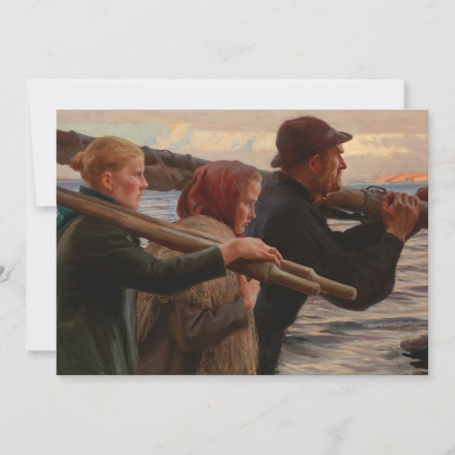 Albert Edelfilt - I den yttre arkipelagen Inbjudningar (Framsida)