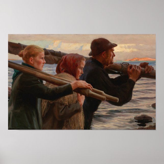 Albert Edelfilt - I den yttre arkipelagen Poster (Framsidan)