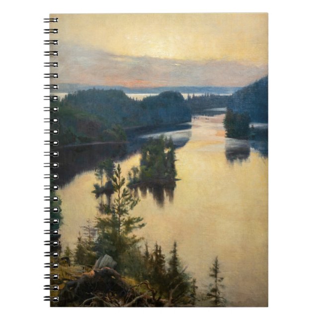 Albert Edelfilt - Kaukola Ridge vid Sunset Anteckningsbok (Framsidan)