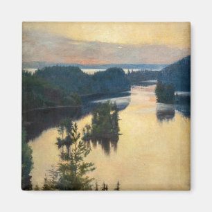 Albert Edelfilt - Kaukola Ridge vid Sunset Magnet