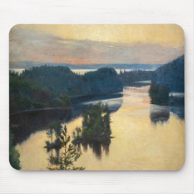 Albert Edelfilt - Kaukola Ridge vid Sunset Musmatta (Framsidan)