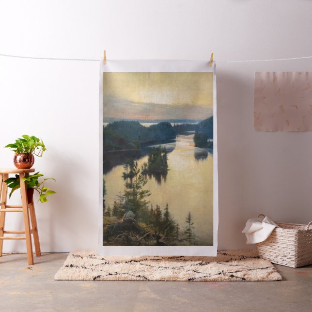 Albert Edelfilt - Kaukola Ridge vid Sunset Tyg (In Situ)