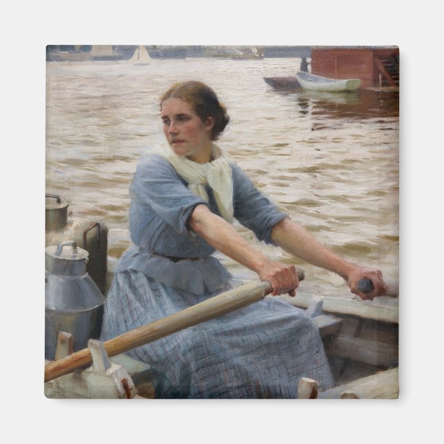 Albert Edelfilt - La Laitiere Magnet (Framsidan)