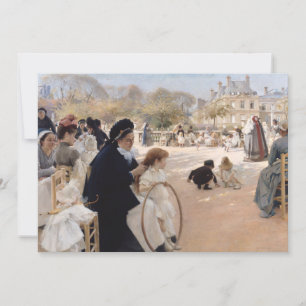 Albert Edelfilt - Luxemburg Gardens, Paris Inbjudningar