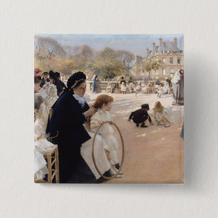 Albert Edelfilt - Luxemburg Gardens, Paris Knapp