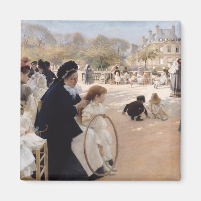 Albert Edelfilt - Luxemburg Gardens, Paris Magnet (Framsidan)