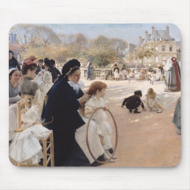 Albert Edelfilt - Luxemburg Gardens, Paris Musmatta (Framsidan)
