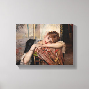 Albert Edelfilt - Parisienne/Virginie Canvastryck