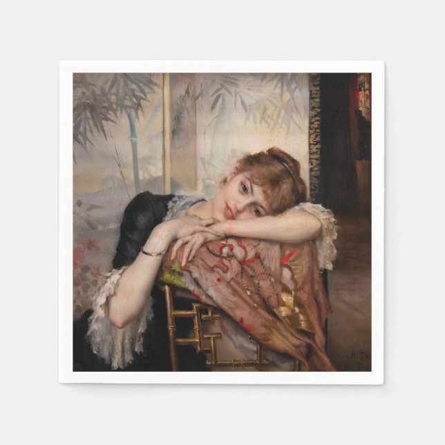 Albert Edelfilt - Parisienne/Virginie Pappersservett (Framsidan)