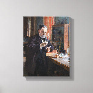 Albert Edelfilt - Porträtt från Louis Pasteur Canvastryck