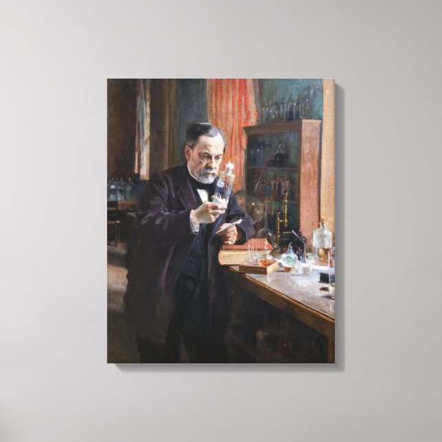 Albert Edelfilt - Porträtt från Louis Pasteur Canvastryck (Framsida)