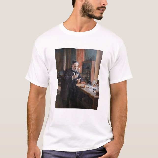 Albert Edelfilt - Porträtt från Louis Pasteur T Shirt (Framsida)