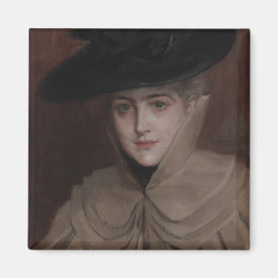 Albert Edelfilt - Porträtt i en Young Woman Magnet